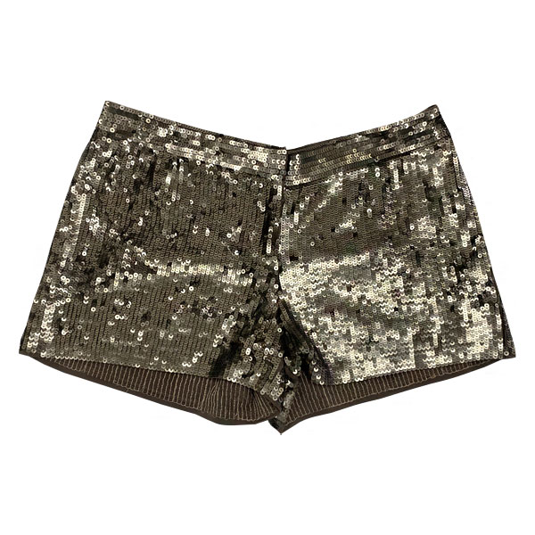 Short de lentejuelas discount dorado